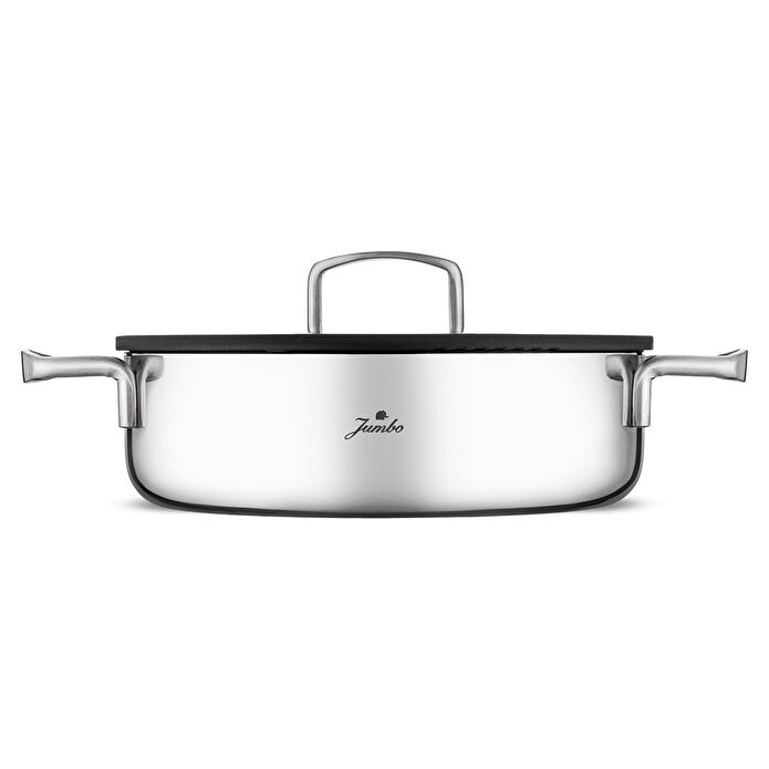 Jumbo Weston 3PLY 8 Parça İndüksiyon Tabanlı Paslanmaz Çelik Tencere Seti