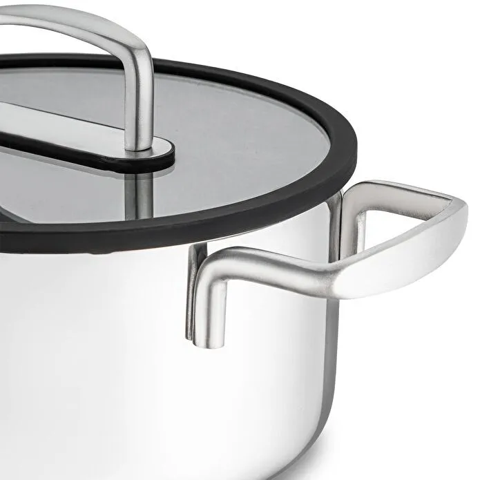 Jumbo Weston 3PLY 8 Parça İndüksiyon Tabanlı Paslanmaz Çelik Tencere Seti