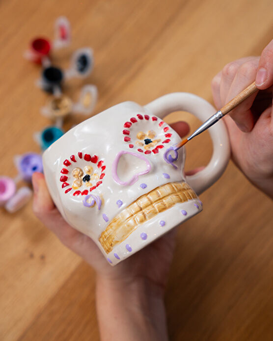 Flying Tiger Copenhagen Kendin Yap Kafatası Şeklinde Kupa Seti