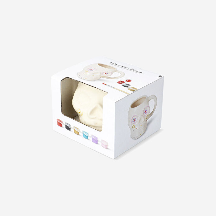 Flying Tiger Copenhagen Kendin Yap Kafatası Şeklinde Kupa Seti