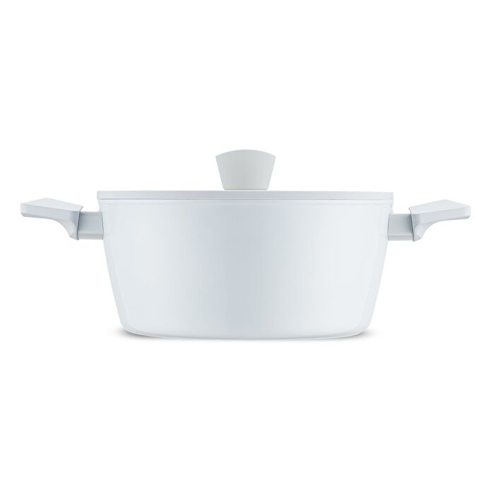 Jumbo Swiss Crystal Light Grey Derin Tencere 24 cm