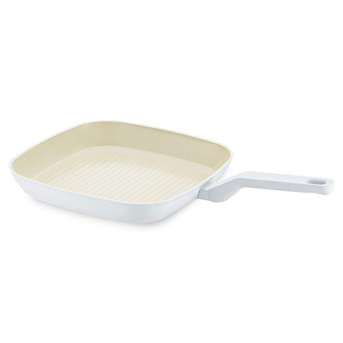 Jumbo Swiss Crystal Light Grey Grill Tava 28 cm