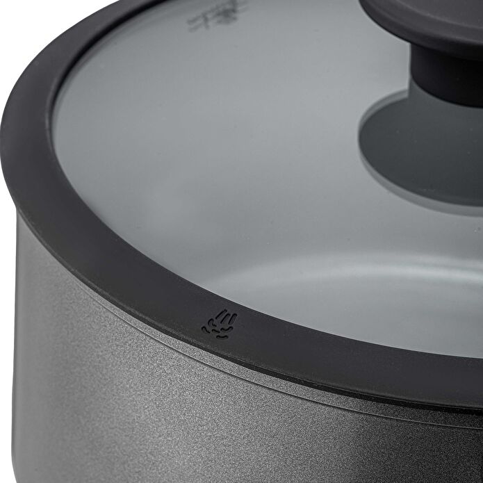 Jumbo Toledo Swiss Crystal Grey İndüksiyon Tabanlı Tencere Seti 7 Parça