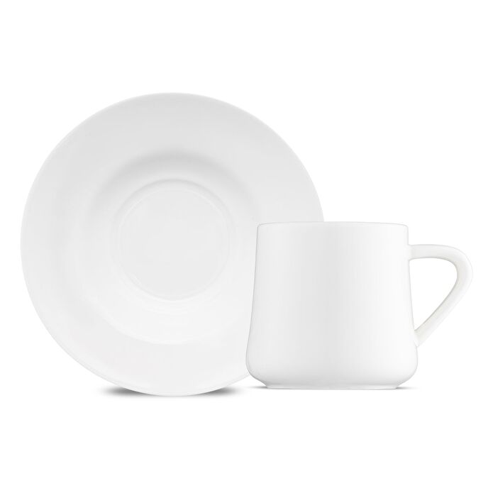 Jumbo Valetta Beyaz 12 Parça 6 Kişilik Fincan Takımı