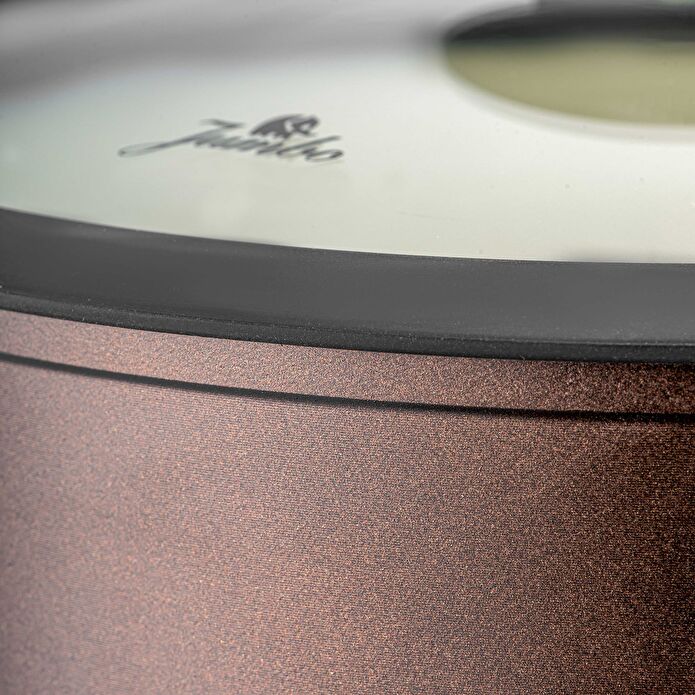 Jumbo Toledo Swiss Crystal Brown İndüksiyon Tabanlı Tencere Seti 7 Parça