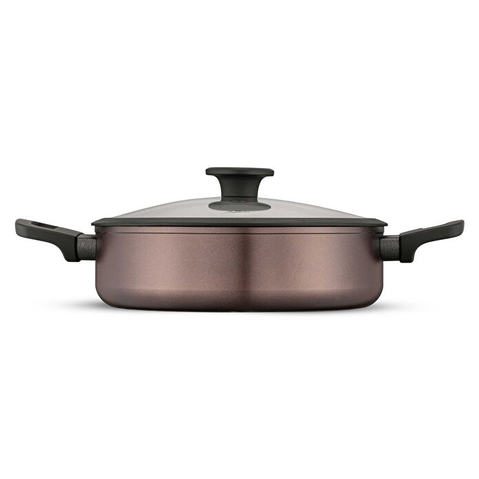 Jumbo Toledo Swiss Crystal Brown İndüksiyon Tabanlı Tencere Seti 7 Parça