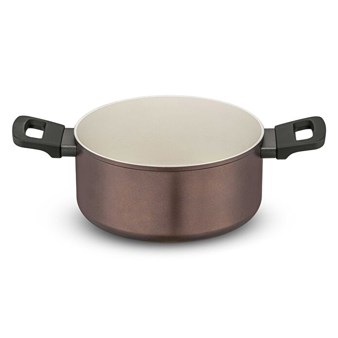 Jumbo Toledo Swiss Crystal Brown İndüksiyon Tabanlı Tencere Seti 7 Parça