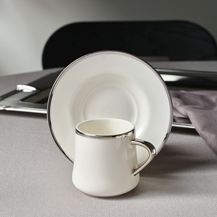 Jumbo Valetta Platin 12 Parça 6 Kişilik Fincan Takımı