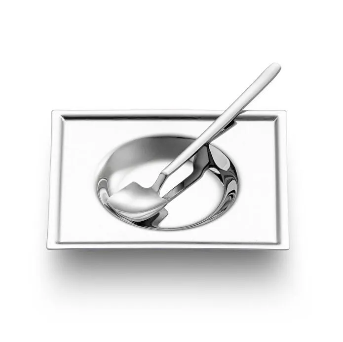 Jumbo New 9100 28 Parça Kare Çay Seti Çelik