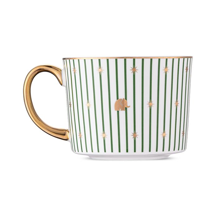 Jumbo Navy Yeşil 2'li Çay Fincan Takımı