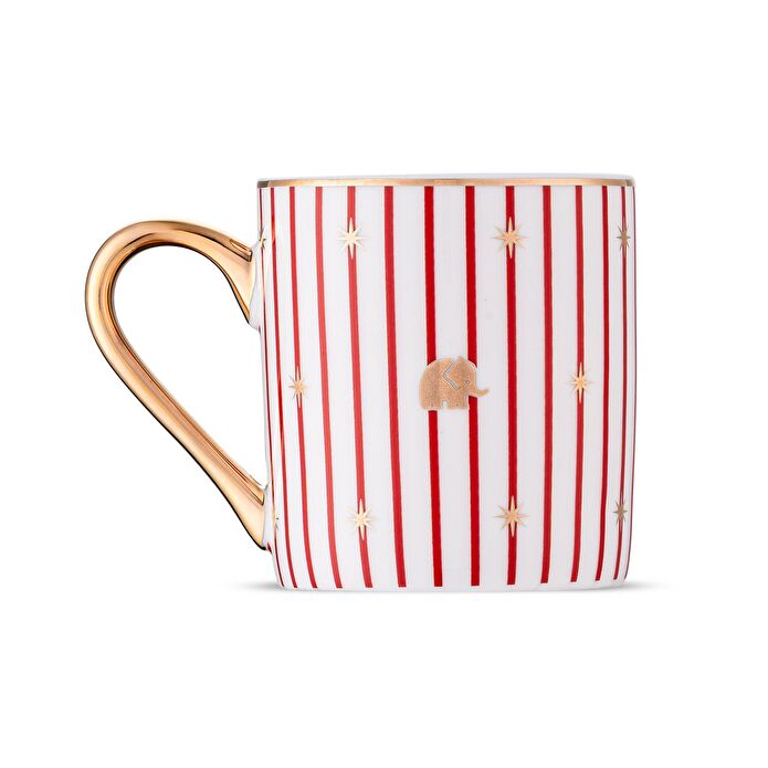 Jumbo Navy Kırmızı 2'li Kahve Fincan Takımı