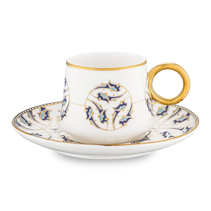 Jumbo Grace Gold 6 Kişilik Kahve Fincan Takımı