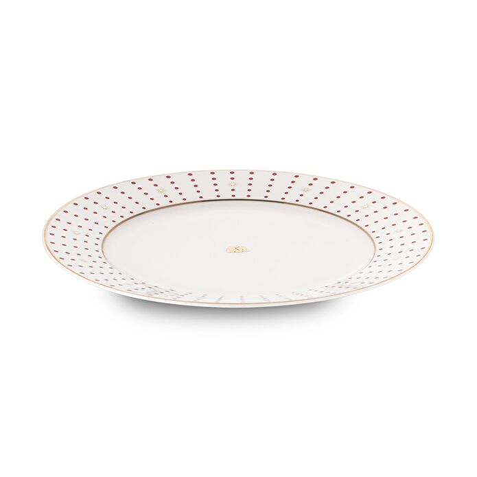 Jumbo Navy 24 Parça 6 Kişilik Yemek Takımı Kırmızı