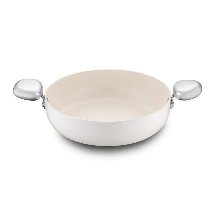 Jumbo Creamstone Swiss Crystal Cream 7 Parça Tencere Seti