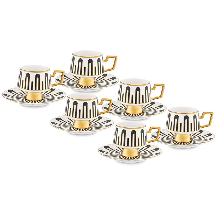 Jumbo Glorious 6'lı Kahve Fincan Takımı