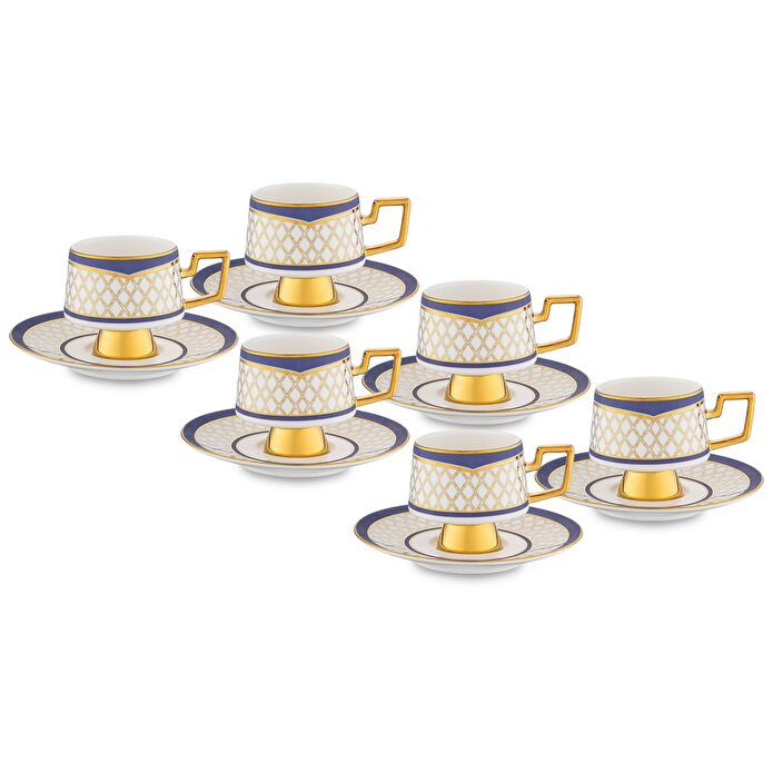 Jumbo Raven 6 Kişilik Kahve Fincan Takımı