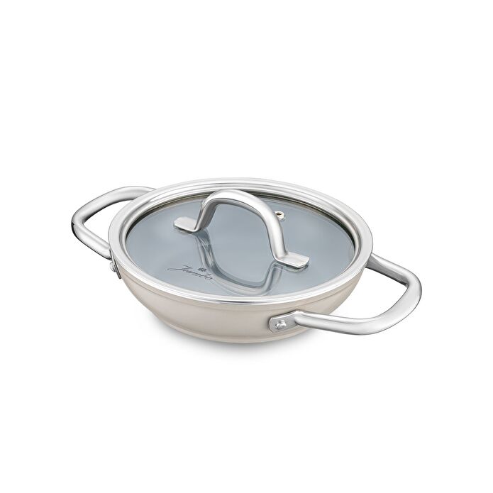 Jumbo Swiss Crystal Bej 6 Parça Sahan Seti