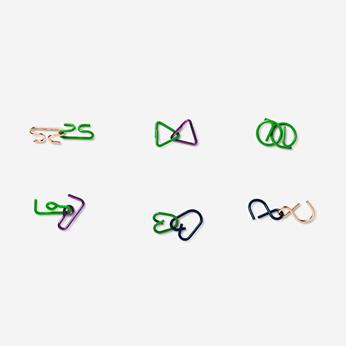 Flying Tiger Copenhagen Metal Zeka Oyunları Puzzle Seti