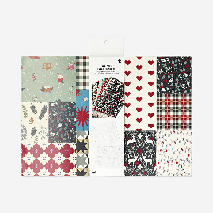 Flying Tiger Copenhagen Yılbaşı Temalı Hediye Paket Kağıdı