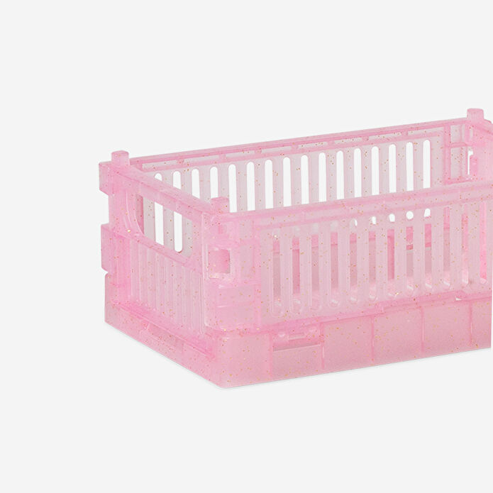 Flying Tiger Copenhagen 2'li Pembe Yeşil Şeffaf Plastik Kasa