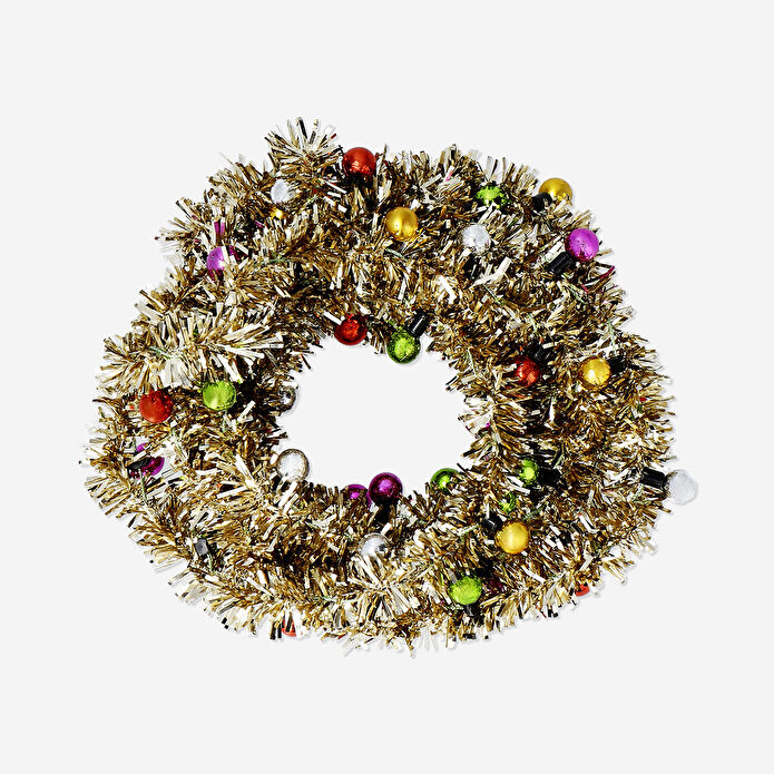 Flying Tiger Copenhagen Yılbaşı Işığı Detaylı Altın Dekoratif Süs