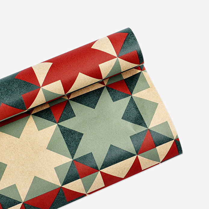 Flying Tiger Copenhagen Yıldız Desenli Hediye Paketi Kağıdı