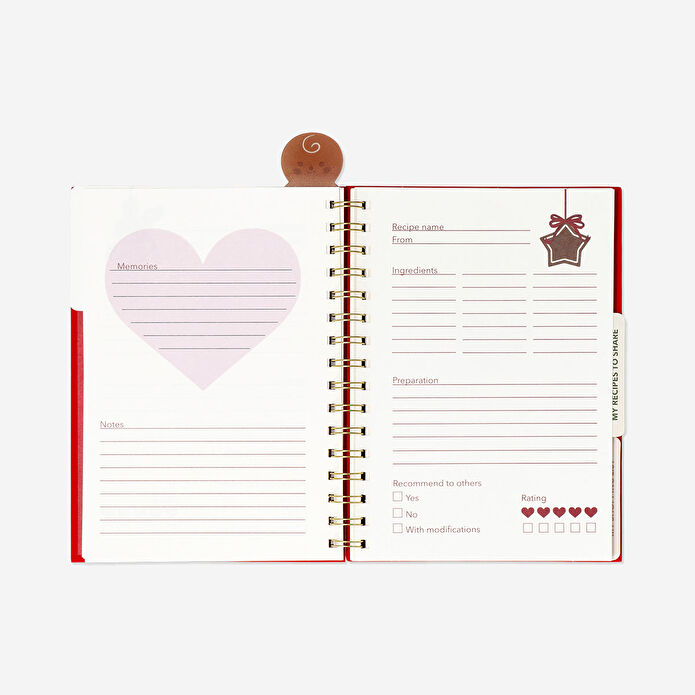 Flying Tiger Copenhagen Yılbaşı Temalı Tarif Defteri A5