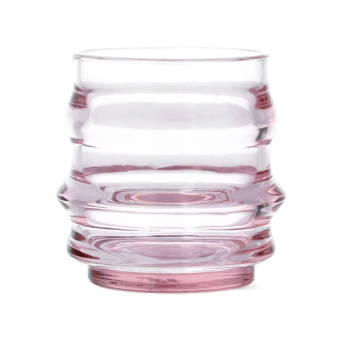 Flying Tiger Copenhagen Pembe Katmanlı Cam Bardak