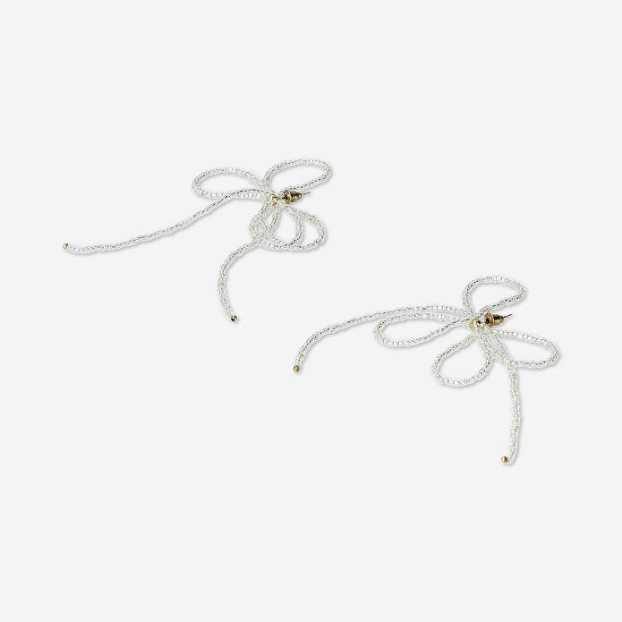 Flying Tiger Copenhagen Fiyonk Şeklinde Boncuklu Küpe