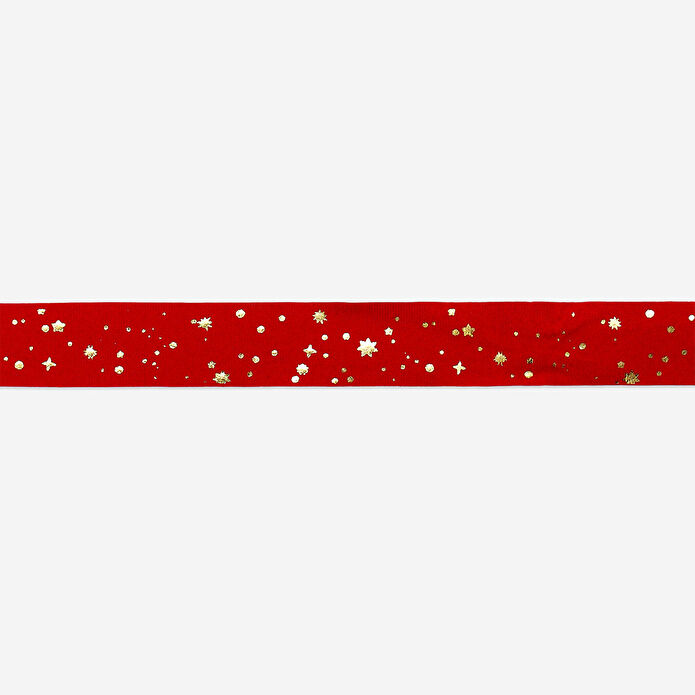 Flying Tiger Copenhagen Altın Detaylı Kırmızı Kadife Kurdele