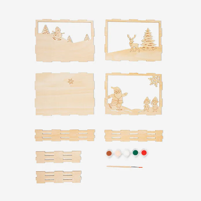 Flying Tiger Copenhagen Kendin Yap Yılbaşı Manzarası Seti