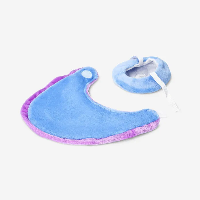 Flying Tiger Copenhagen Peluş Oyuncaklar İçin Mavi Şapka ve Pelerin Seti