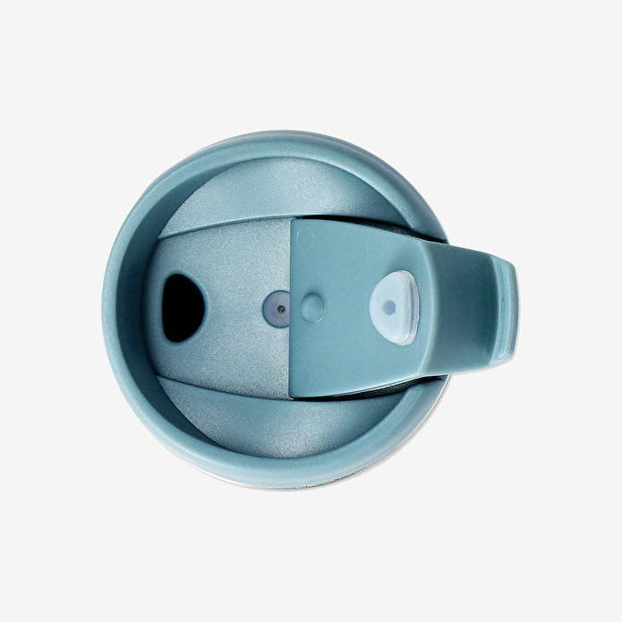 Flying Tiger Copenhagen Mavi Çizgili Taşınabilir Kapaklı Kupa