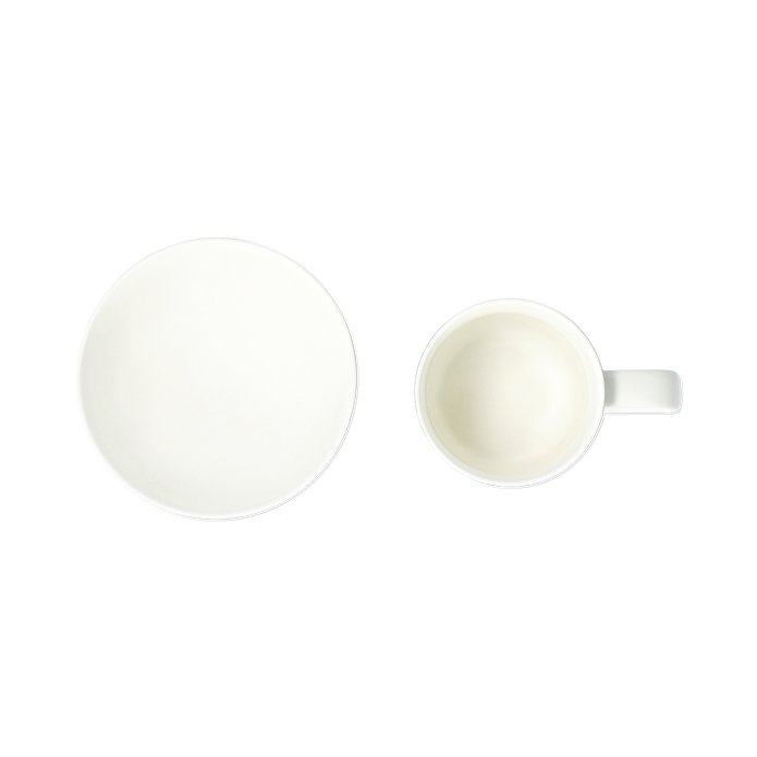 Flying Tiger Copenhagen Fiyonk Desenli Beyaz Kupa Seti