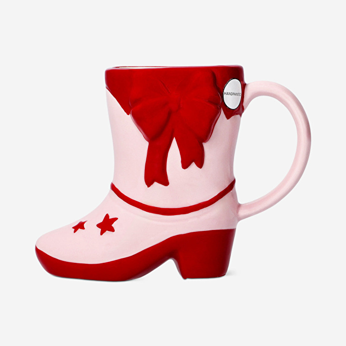 Flying Tiger Copenhagen Pembe Kovboy Çizmesi Şeklinde Kupa