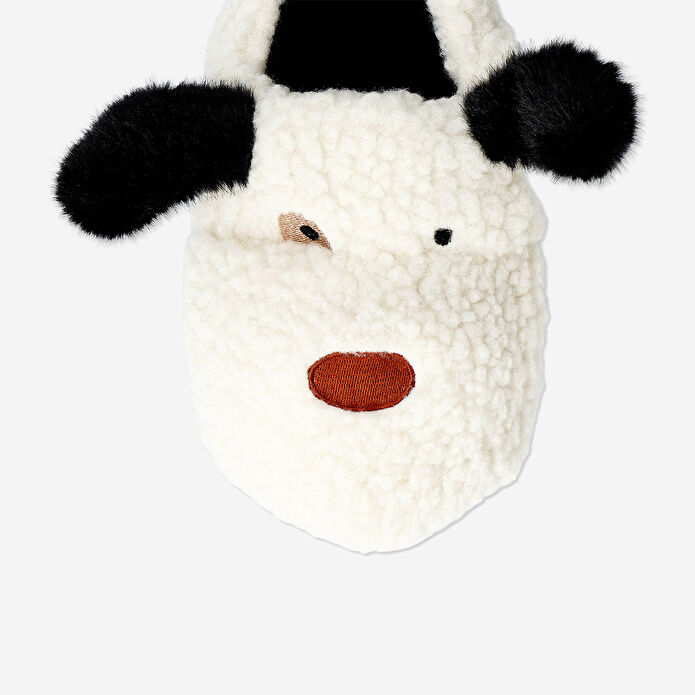 Flying Tiger Copenhagen Peluş Beyaz Köpek Şeklinde Terlik 39/40