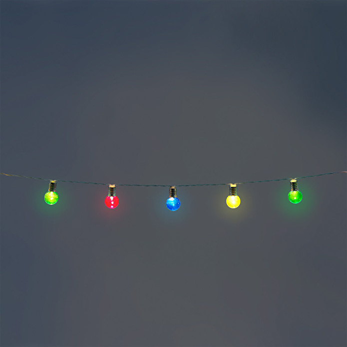 Flying Tiger Copenhagen Çok Renkli Outdoor LED Işık Zinciri