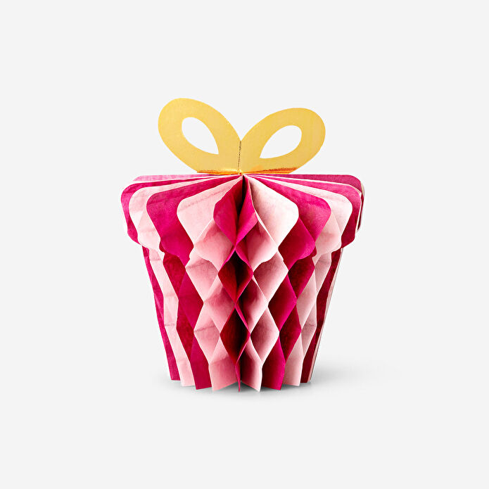 Flying Tiger Copenhagen Hediye Şeklinde Kağıt Masa Dekoru