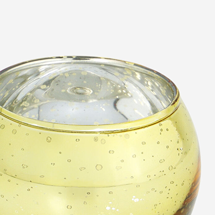 Flying Tiger Copenhagen Eskitilmiş Altın Tealight Mumluk