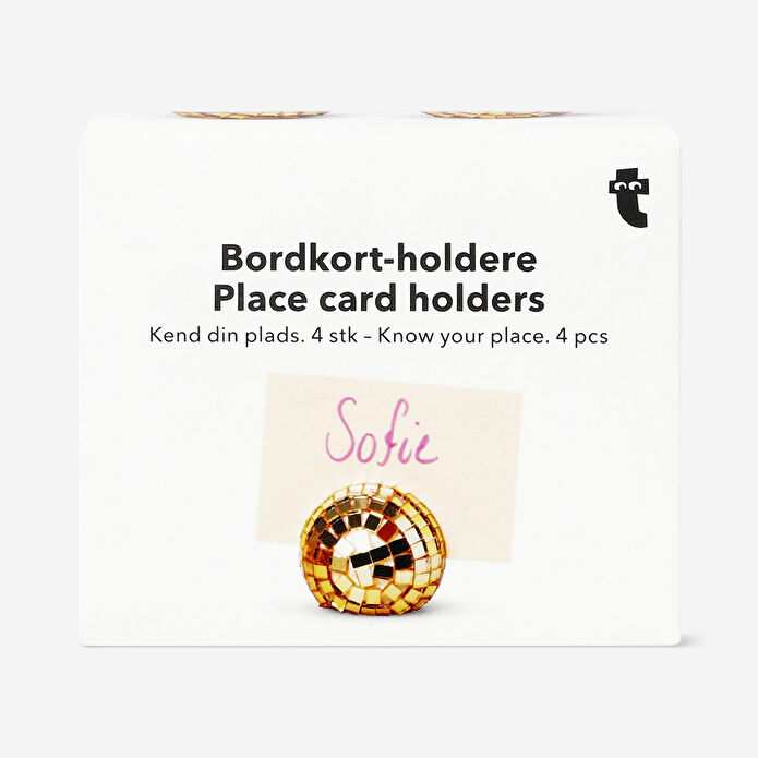 Flying Tiger Copenhagen 4'lü Disko Topu Şeklinde İsim Kartları