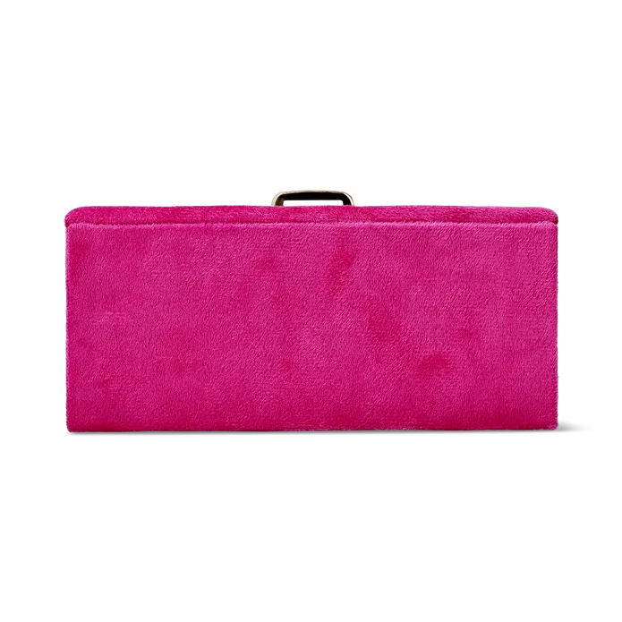 Flying Tiger Copenhagen Pembe Kadife Mücevher Kutusu