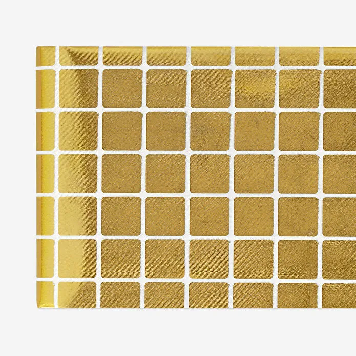 Flying Tiger Copenhagen Altın Parlak Kumaş Runner