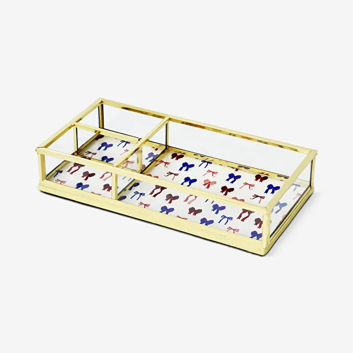 Flying Tiger Copenhagen Fiyonk Desenli Metal Takı Tabağı