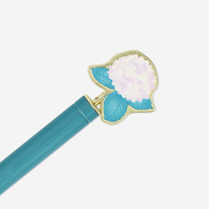 Flying Tiger Copenhagen Çiçek Detaylı Mavi Tükenmez Kalem