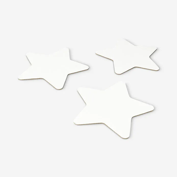 Flying Tiger Copenhagen Yıldız Şeklinde 3'lü Beyaz Kanvas