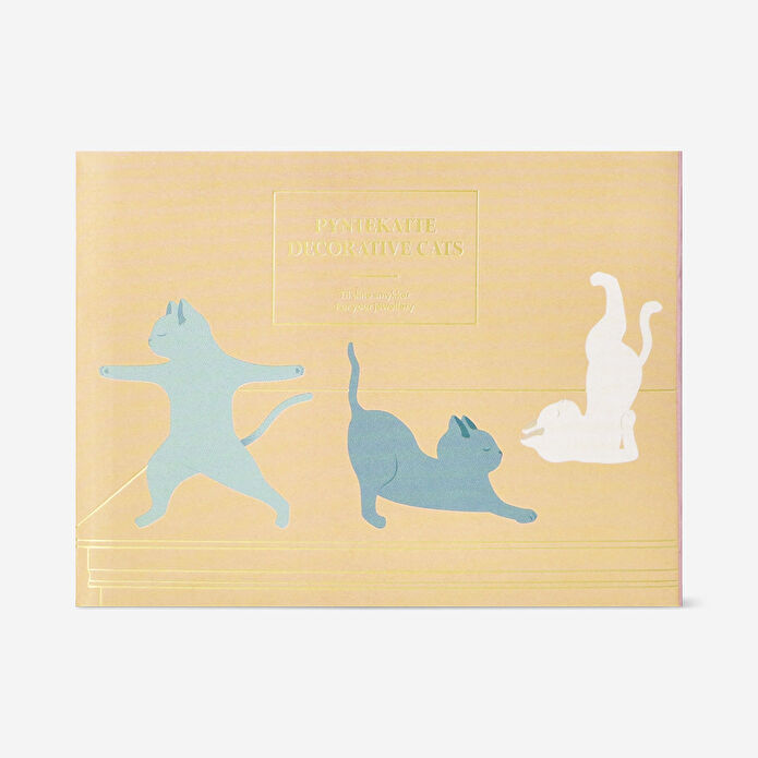 Flying Tiger Copenhagen 3'lü Kedi Şeklinde Takı Tutacağı