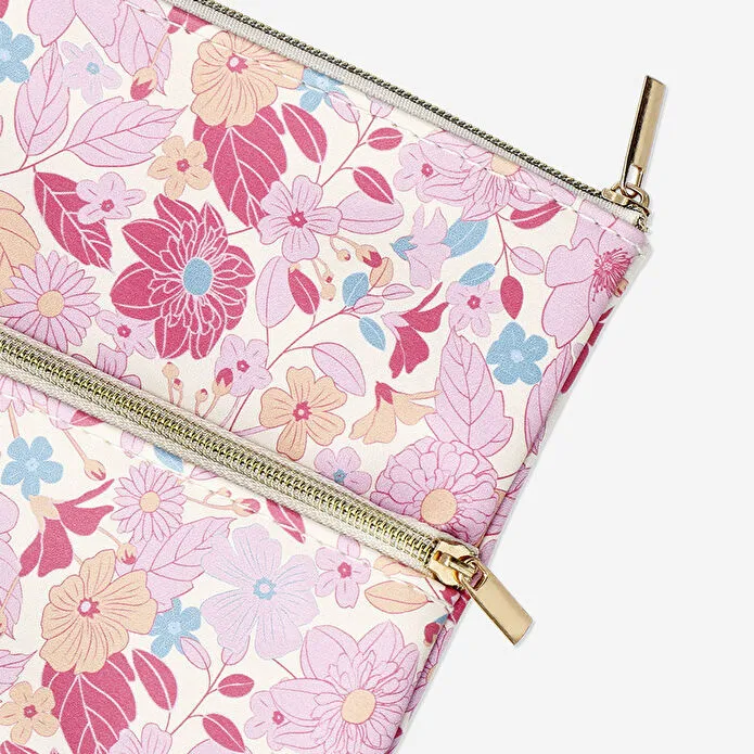 Flying Tiger Copenhagen Pembe Çiçekli Kalem Kutusu