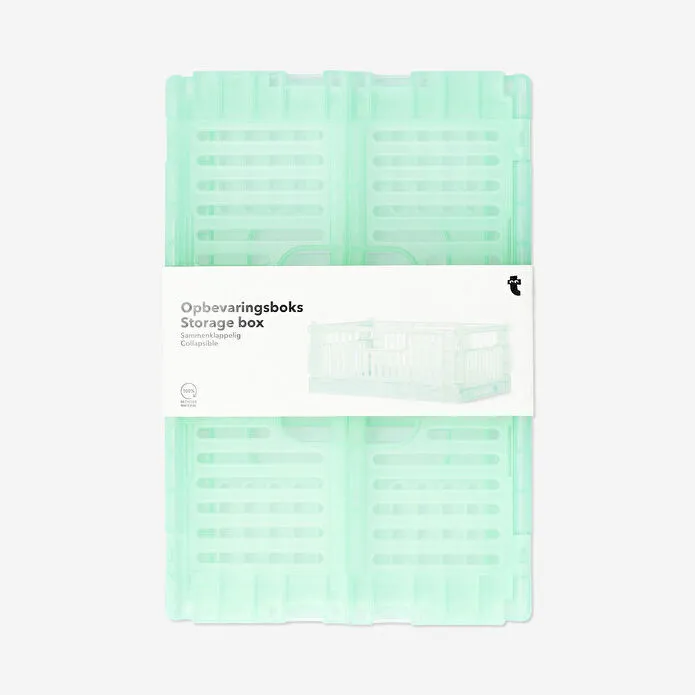 Flying Tiger Copenhagen Şeffaf Yeşil Katlanabilir Kasa