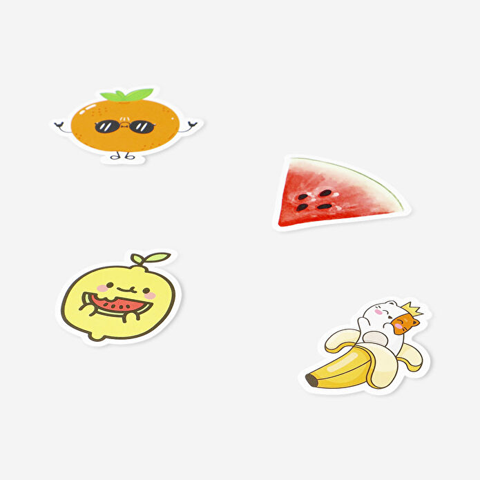 Flying Tiger Copenhagen Meyve Temalı Sticker Seti