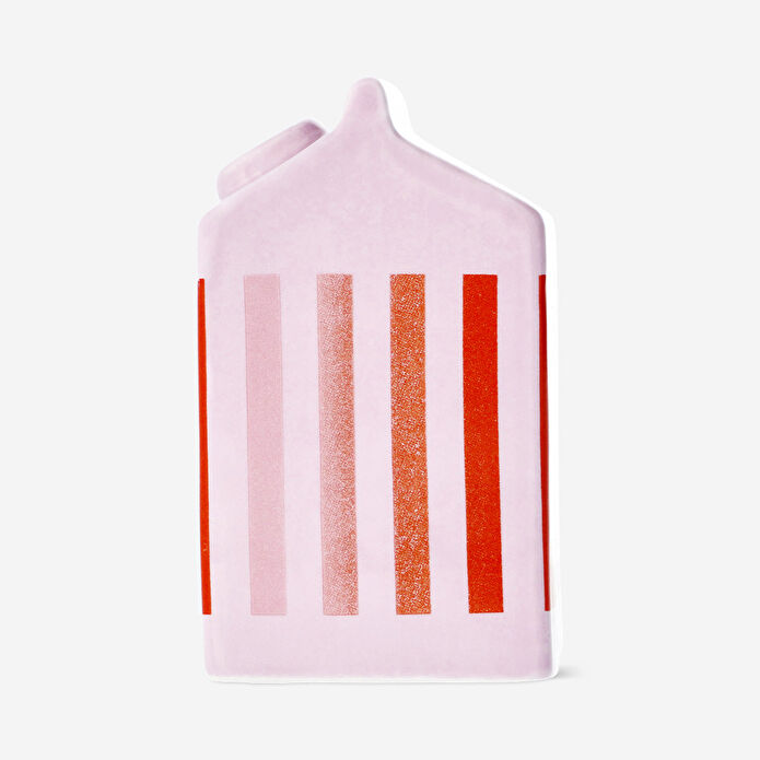 Flying Tiger Copenhagen Süt Kutusu Şeklinde Seramik Vazo